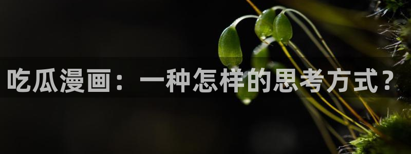 吃瓜什么意思:吃瓜漫画:一种怎样的思考方式?